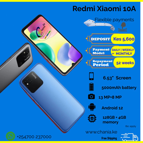 XIAOMI Redmi 10A, 6.53